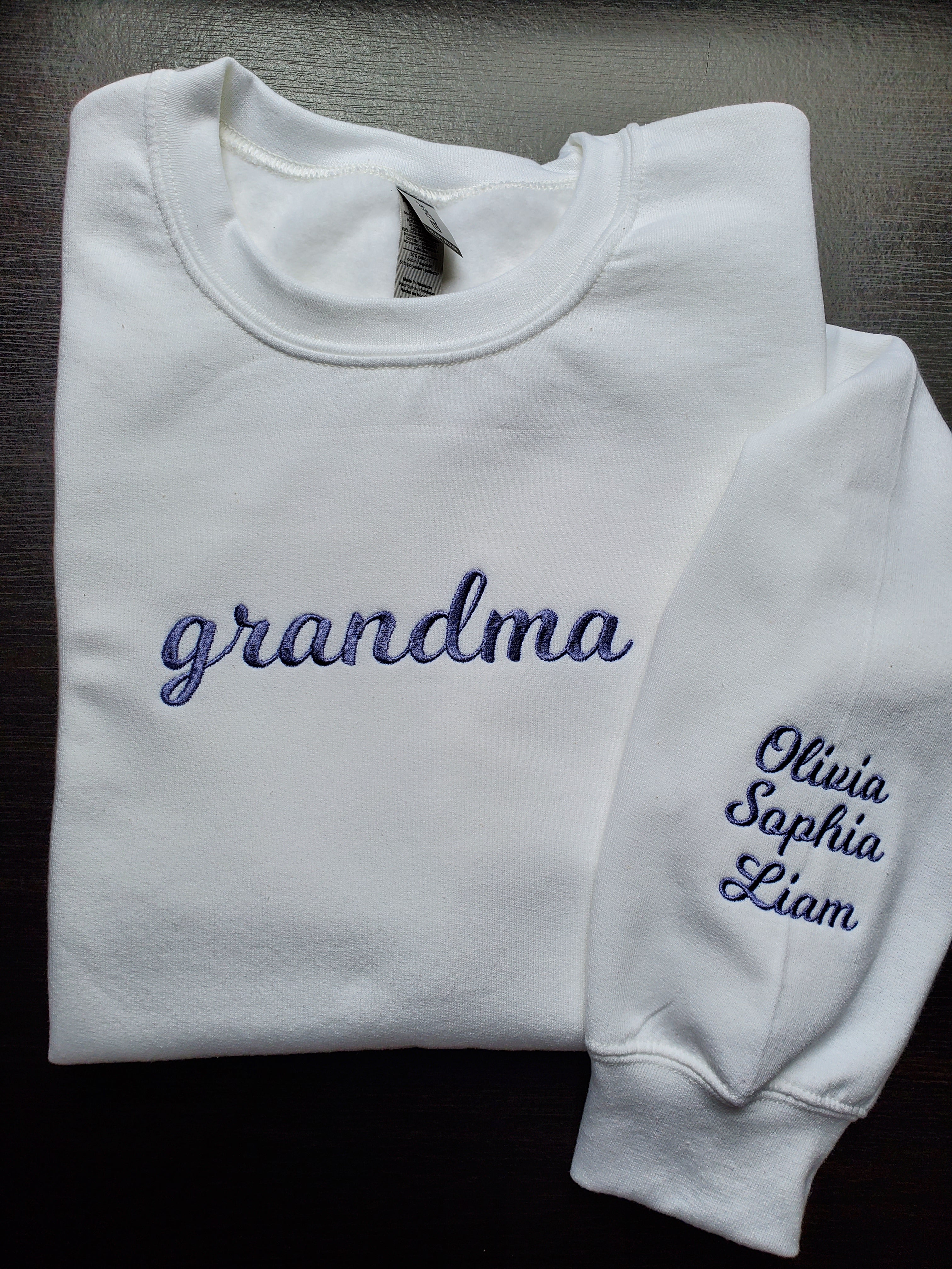 Grandma and grandpa sweatshirts on sale