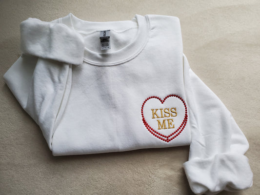 Custom Embroidered Valentine Sweatshirt