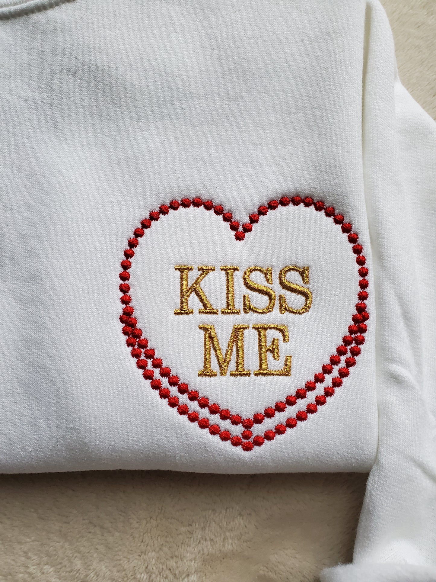 Custom Embroidered Valentine Sweatshirt