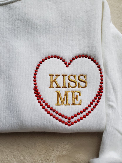 Custom Embroidered Valentine Sweatshirt