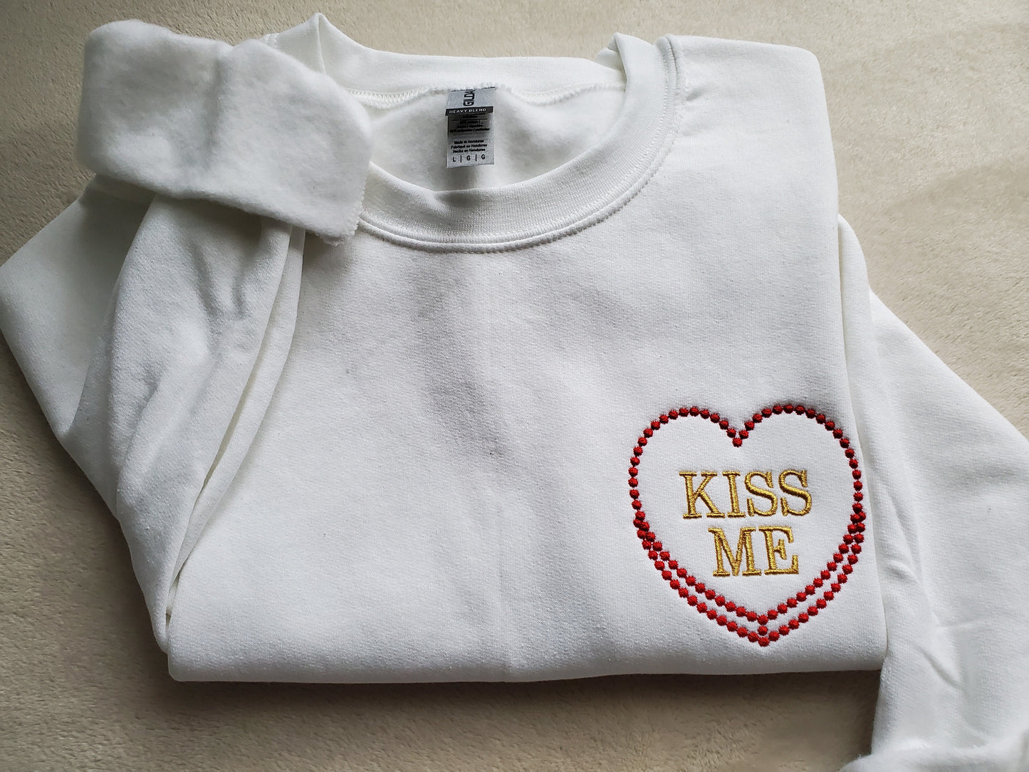 Custom Embroidered Valentine Sweatshirt