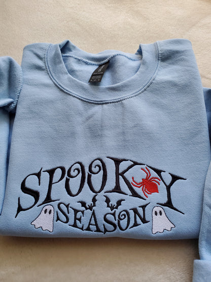 Spooky Season Embroidered Unisex Sweatshirt