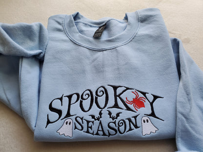Spooky Season Embroidered Unisex Sweatshirt