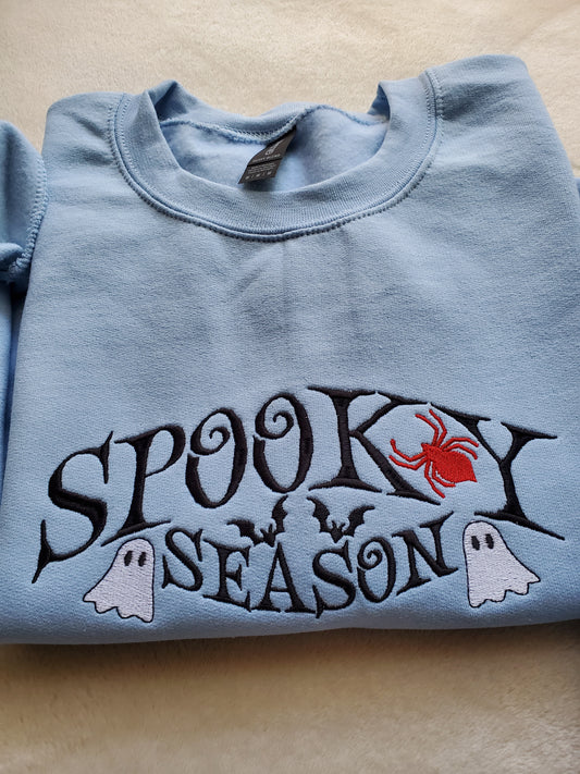 Spooky Season Embroidered Unisex Sweatshirt