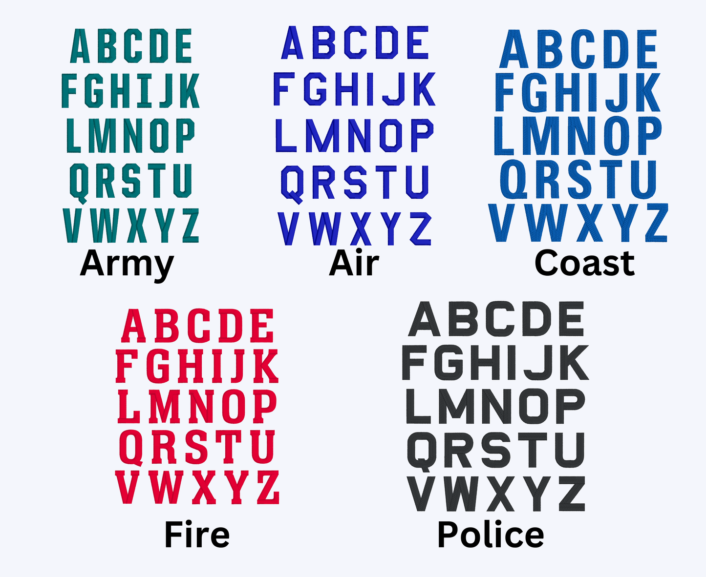 Custom Embroidered iron-on, sew-on name tag patch for Coveralls, Shirts, Jackets, Backpack, Vests, Labels, Mechanic Name - Four patch sizes